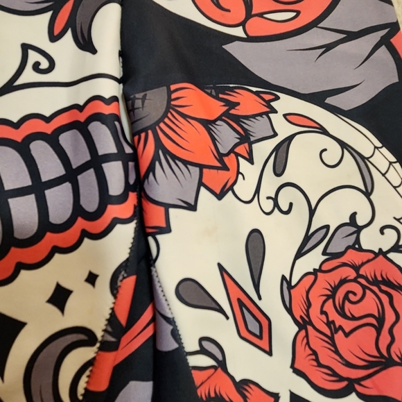 Gearbunch Leggings - comfortable & supportive yoga pants Day of the Dead💀 - Picture 2 of 12